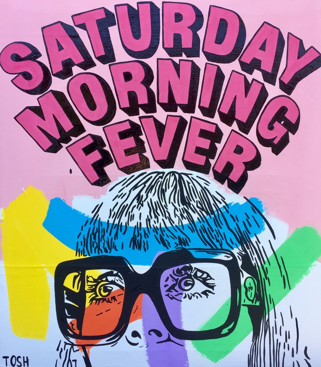 Saturday Morning Fever By Andrew Tosh 2019 Painting Artsper 700611