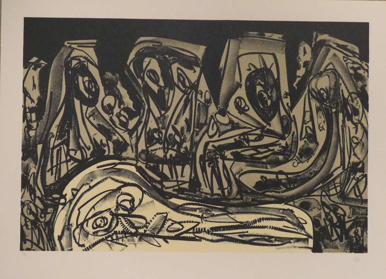 Antonio Saura, Kafka 2 Antonio Saura, Kafka 2