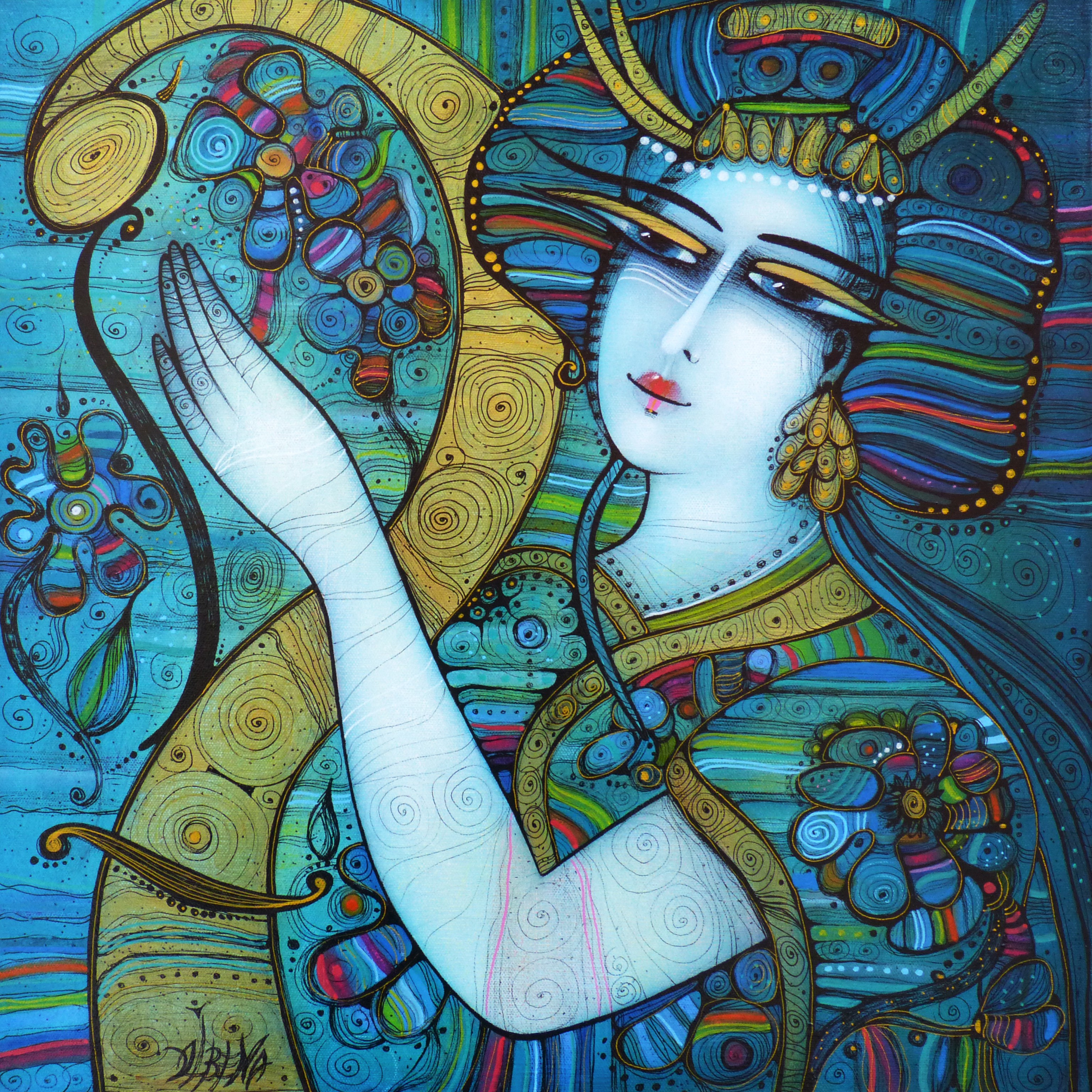 Albena Vatcheva, Harpe en fleurs Albena Vatcheva, Harpe en fleurs