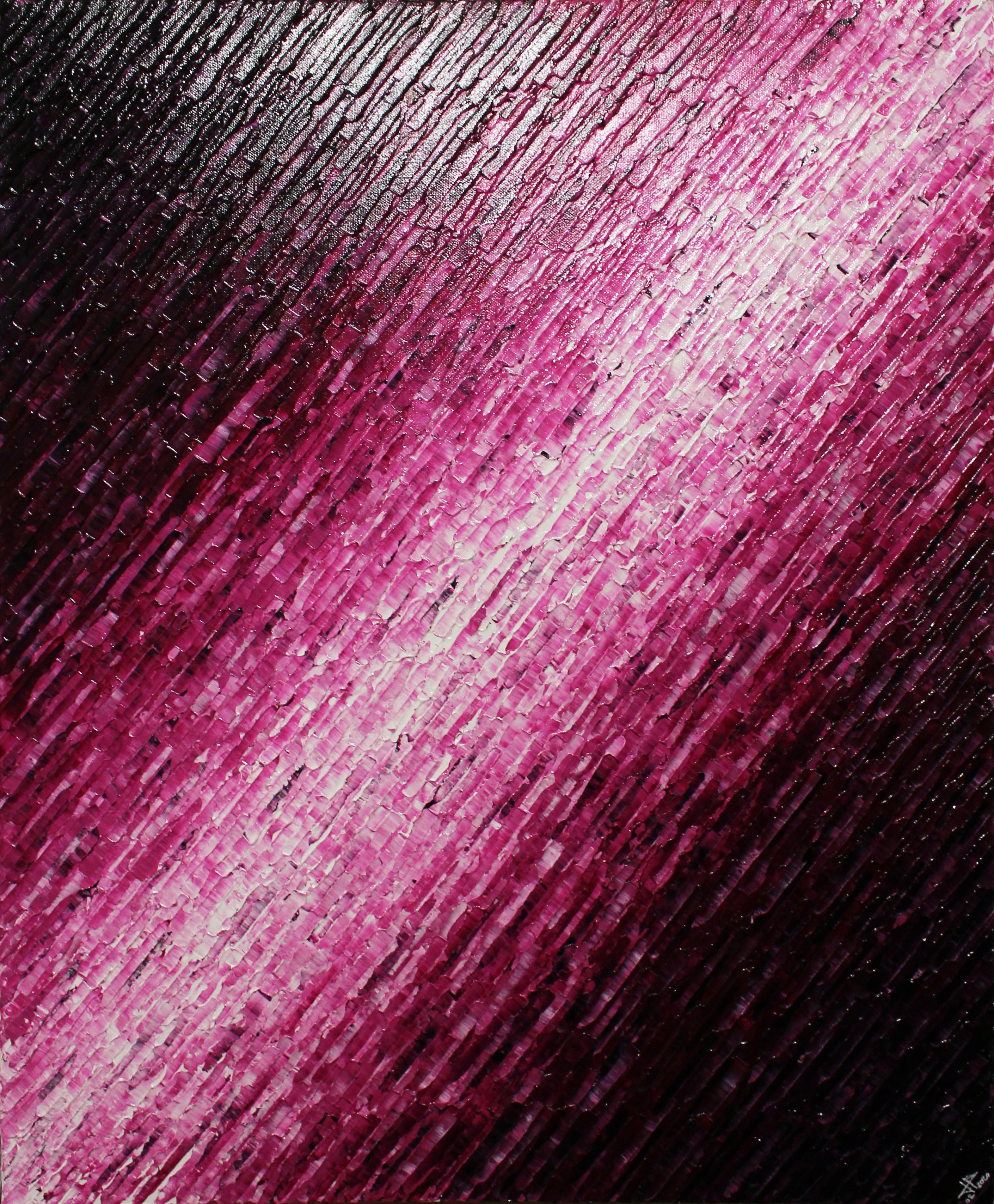 Jonathan Pradillon, Texture couteau blanc rose Jonathan Pradillon, Texture couteau blanc rose