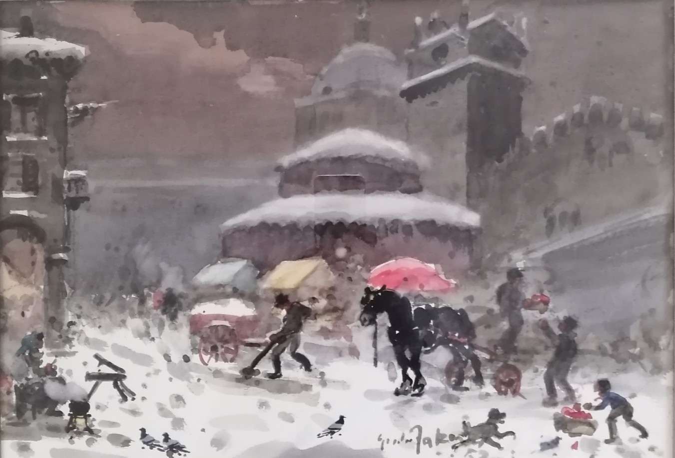 Giulio Falzoni, Vecchio mercato montavano Giulio Falzoni, Vecchio mercato montavano