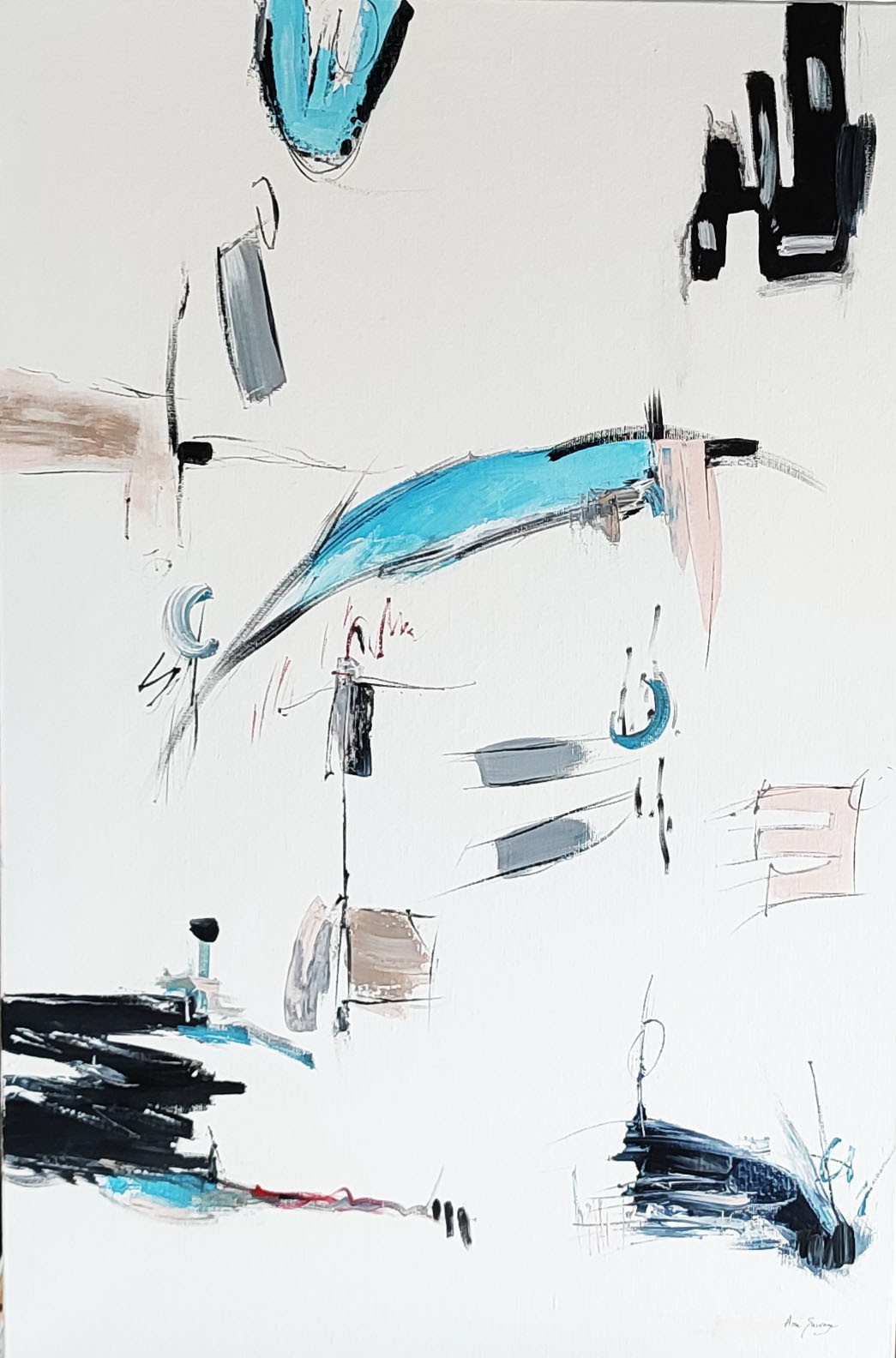 Âme Sauvage, Loin de la ville - tableau minimaliste Âme Sauvage, Loin de la ville - tableau minimaliste