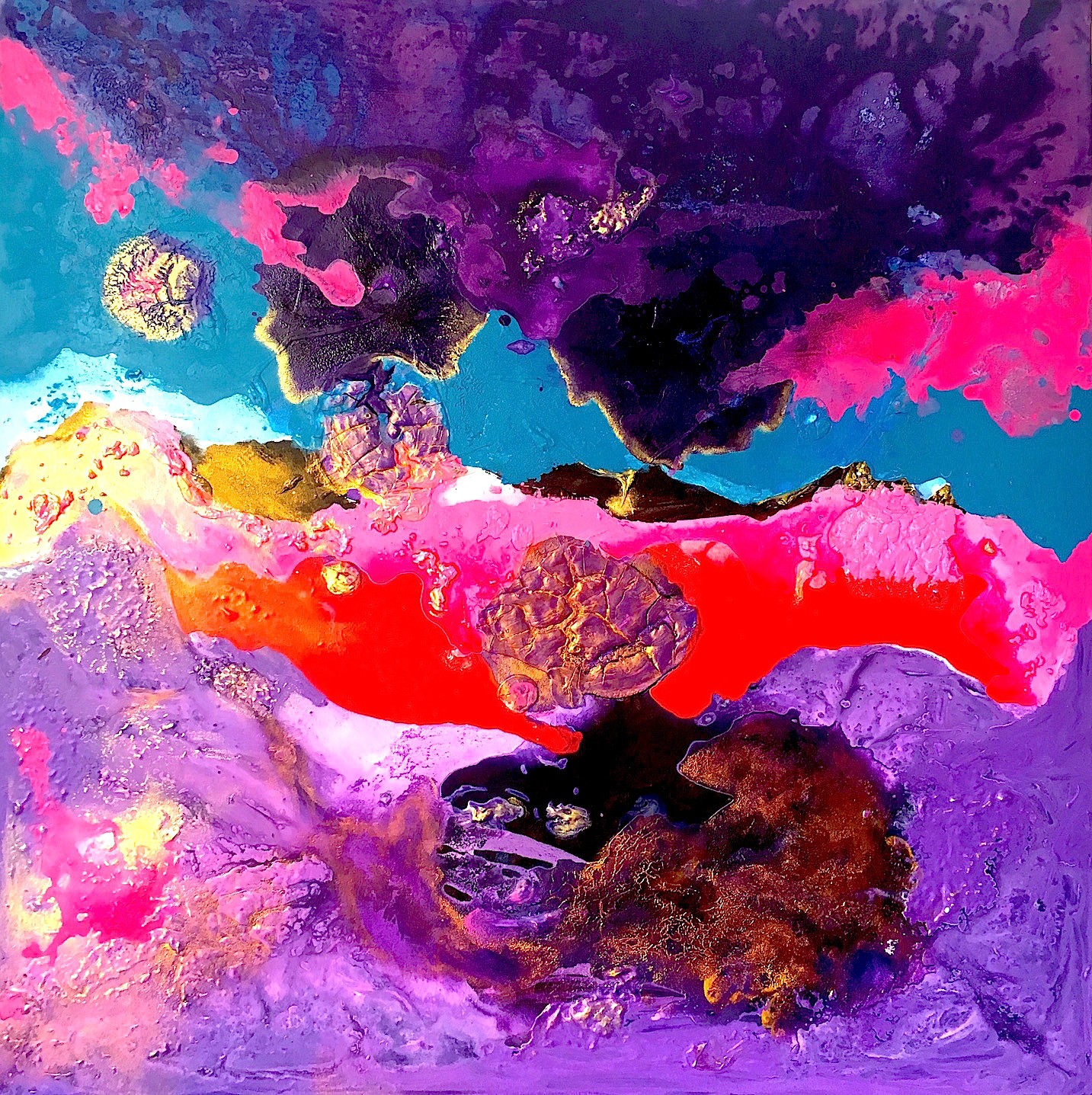 Iolanta Gondouin (Iola), Abstrait violet Iolanta Gondouin (Iola), Abstrait violet