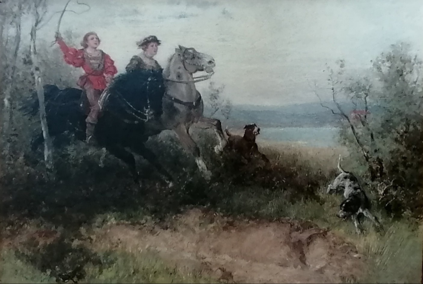 Wilhelm Carl Räuber, Scène de chasse à courre Wilhelm Carl Räuber, Scène de chasse à courre