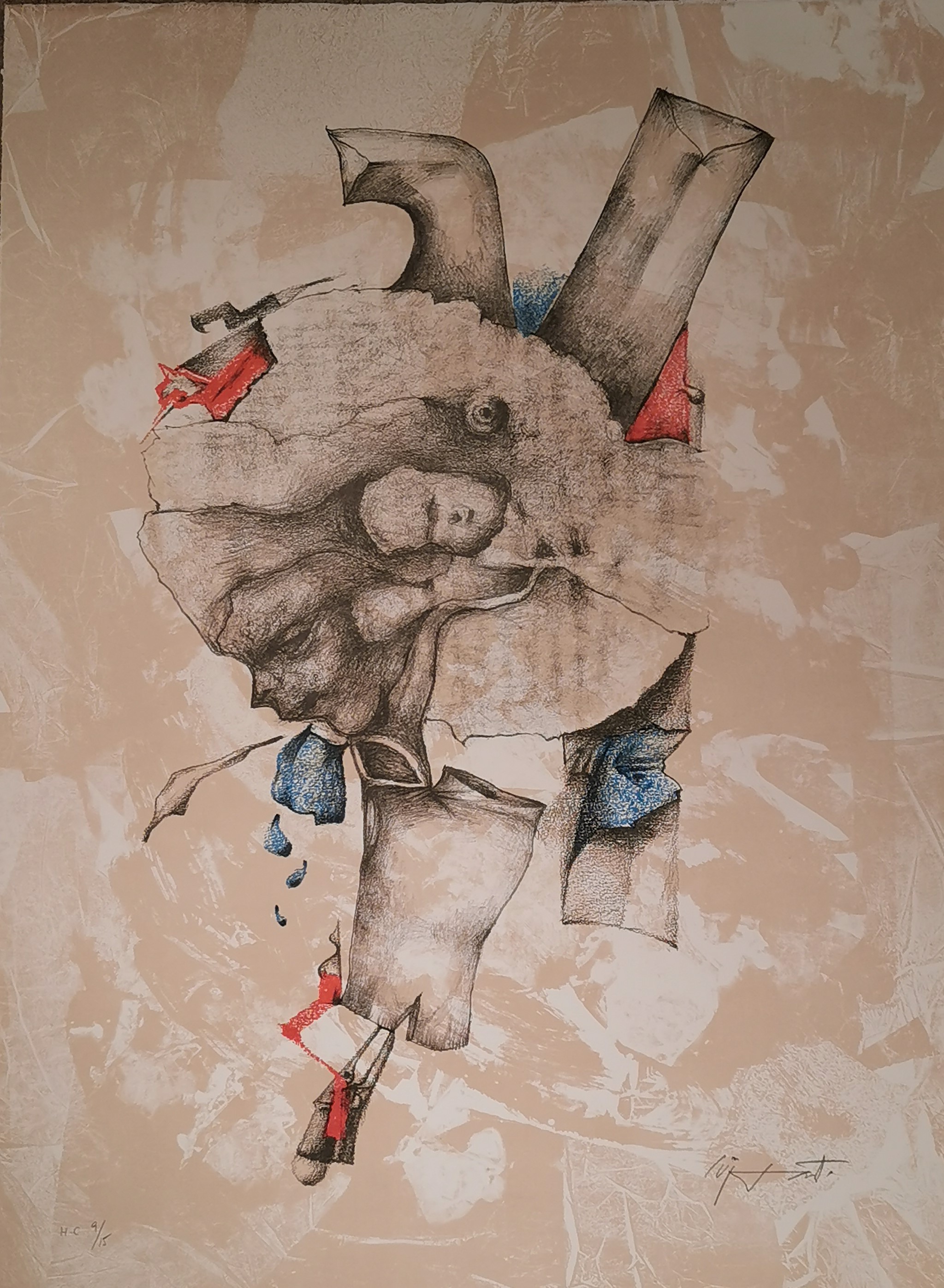 Modest Cuixart, Sans titre Modest Cuixart, Sans titre