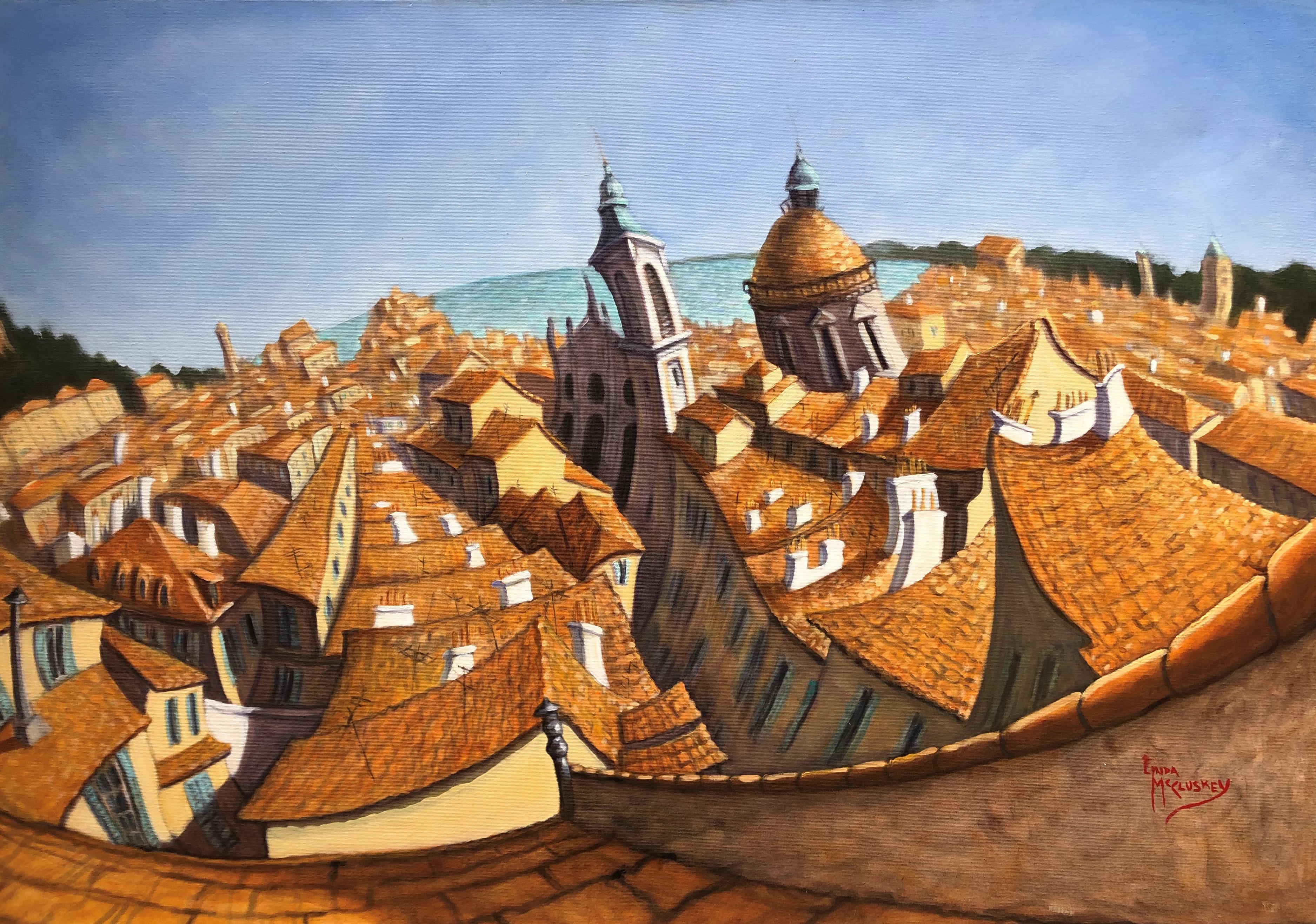 Linda McCluskey, Nice Rooftops Linda McCluskey, Nice Rooftops