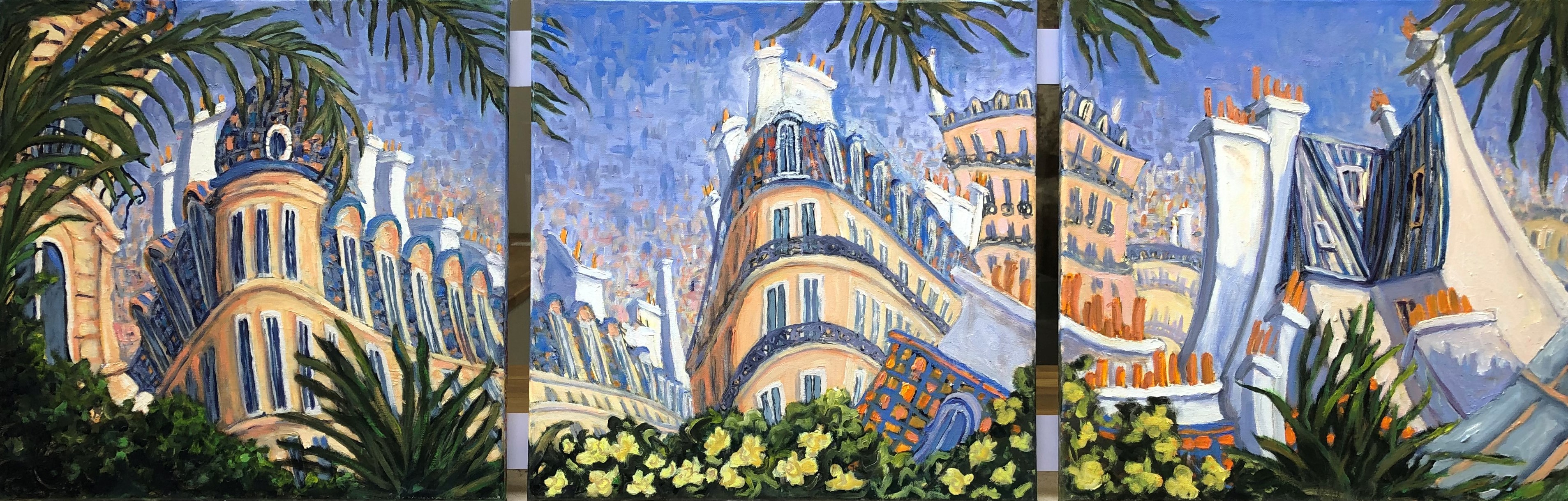 Linda McCluskey, Paris Azur I (series of 3) Linda McCluskey, Paris Azur I (series of 3)