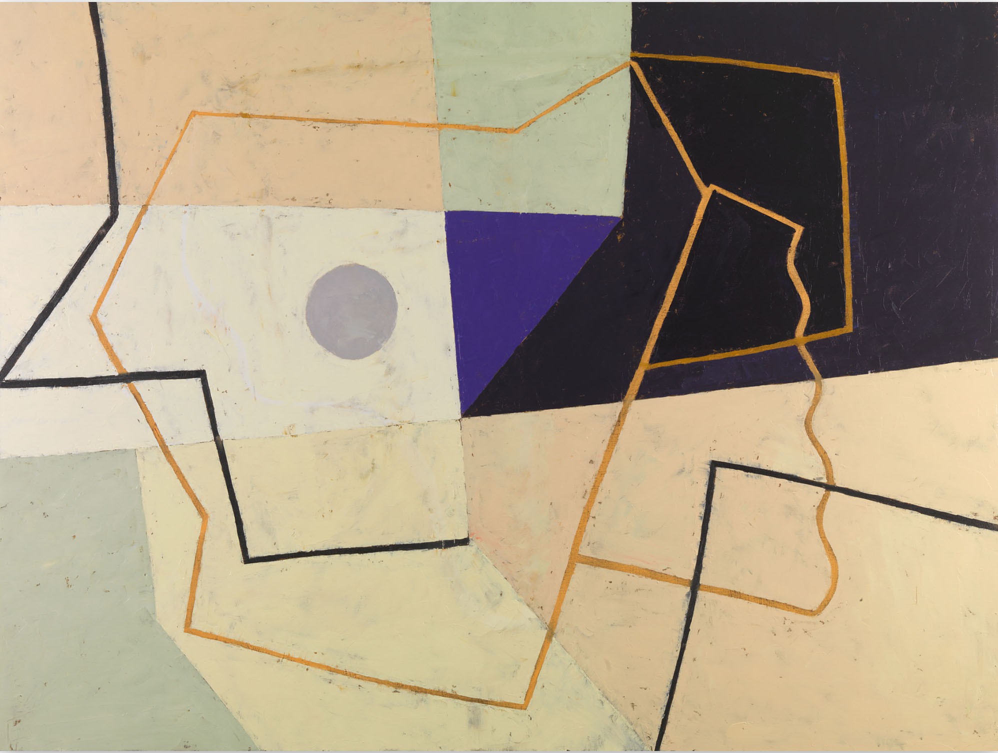Jeremy Annear, Linear Construct (Violet Triangle) Jeremy Annear, Linear Construct (Violet Triangle)
