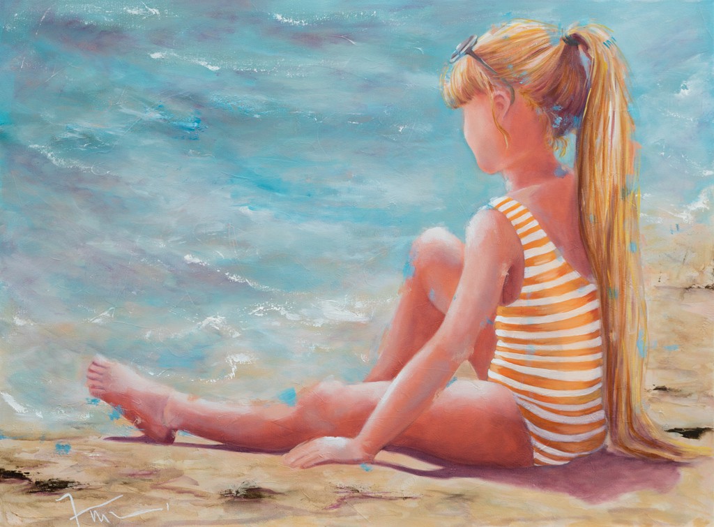 Ann Masseaut-Franchet, Petite sirène - série enfants à la plage Ann Masseaut-Franchet, Petite sirène - série enfants à la plage