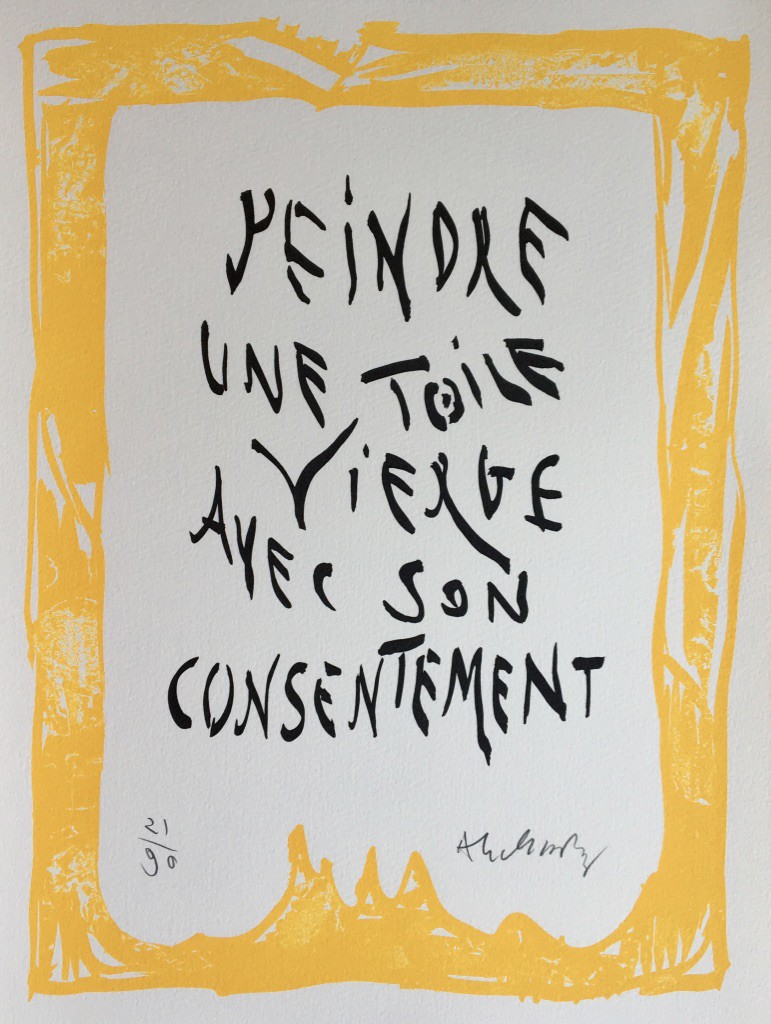 Pierre Alechinsky, Mots IV Pierre Alechinsky, Mots IV
