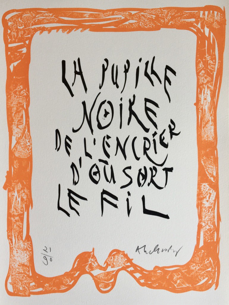 Pierre Alechinsky, Mots V Pierre Alechinsky, Mots V