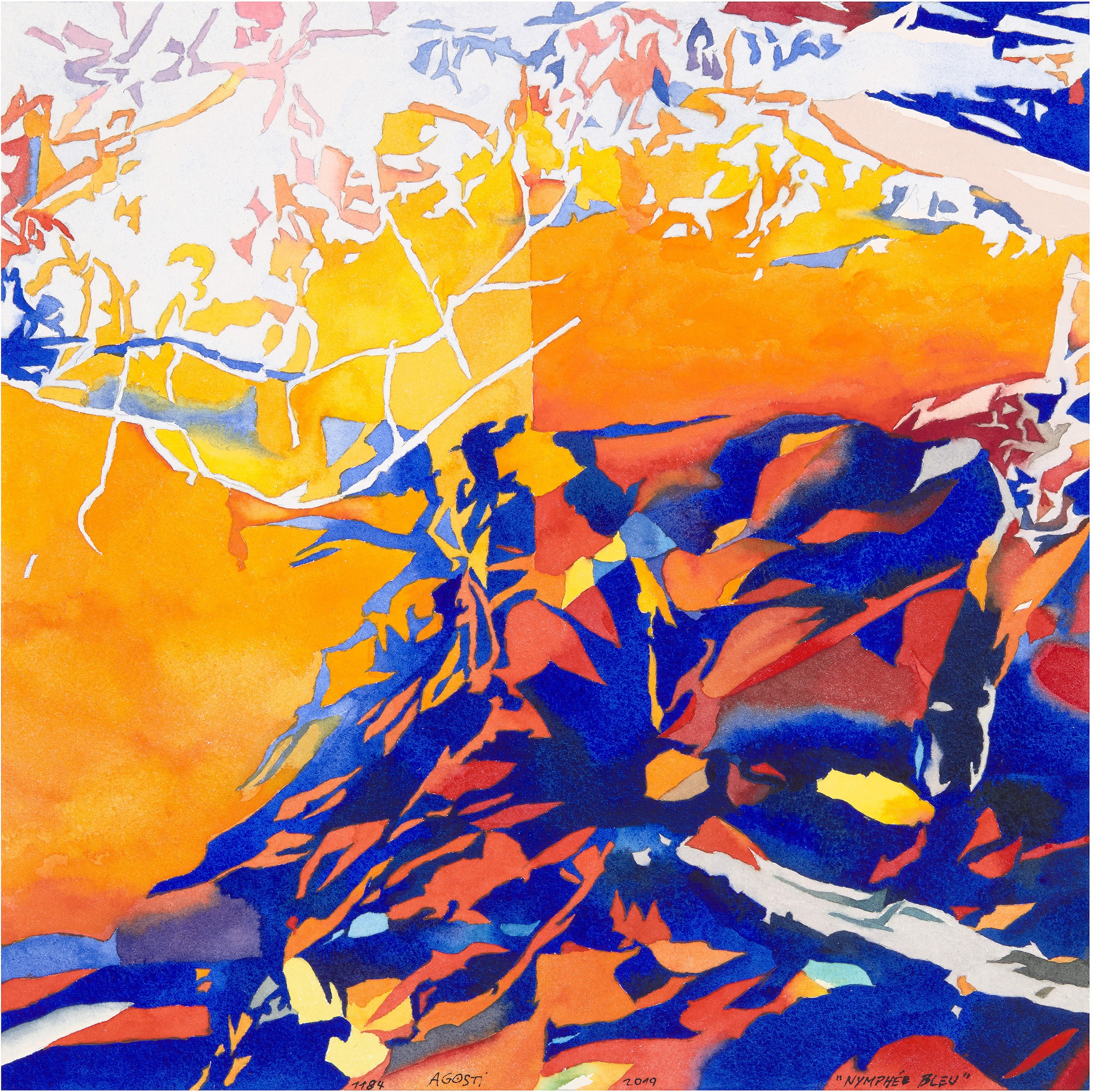 Jean-Paul Agosti, Nymphée bleu Jean-Paul Agosti, Nymphée bleu