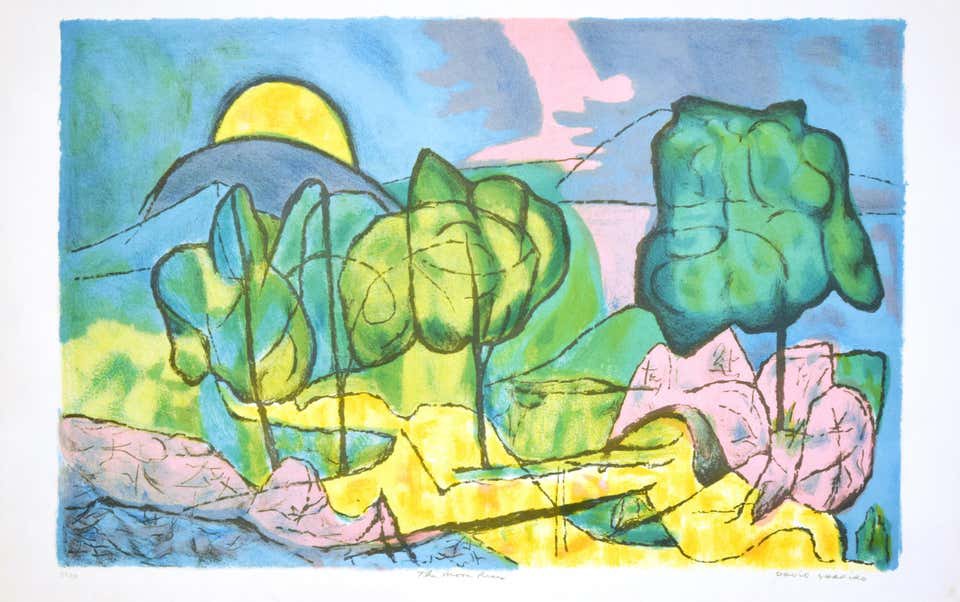 David Shapiro, Colorful Landscape David Shapiro, Colorful Landscape
