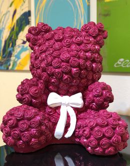Flower Bear, Magenta, Elena Bulatova