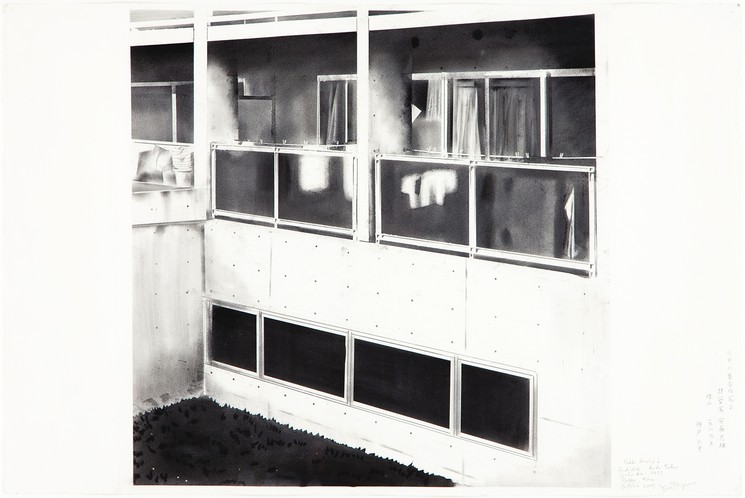 Yves Bélorgey, Rokko Housing 2, Dibujo sobre papel