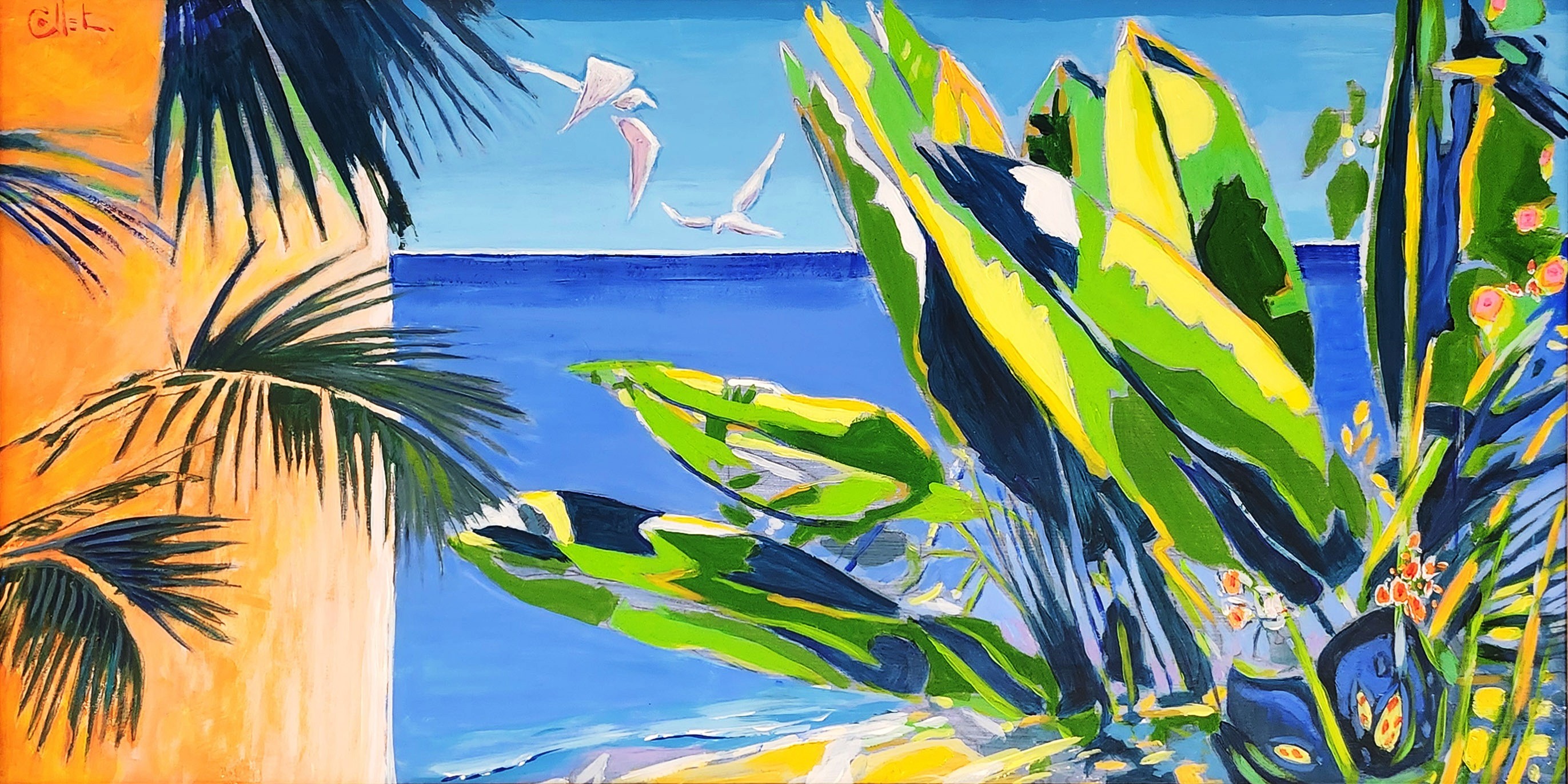 Bernard Marie Collet, Rivage aux palmes Bernard Marie Collet, Rivage aux palmes