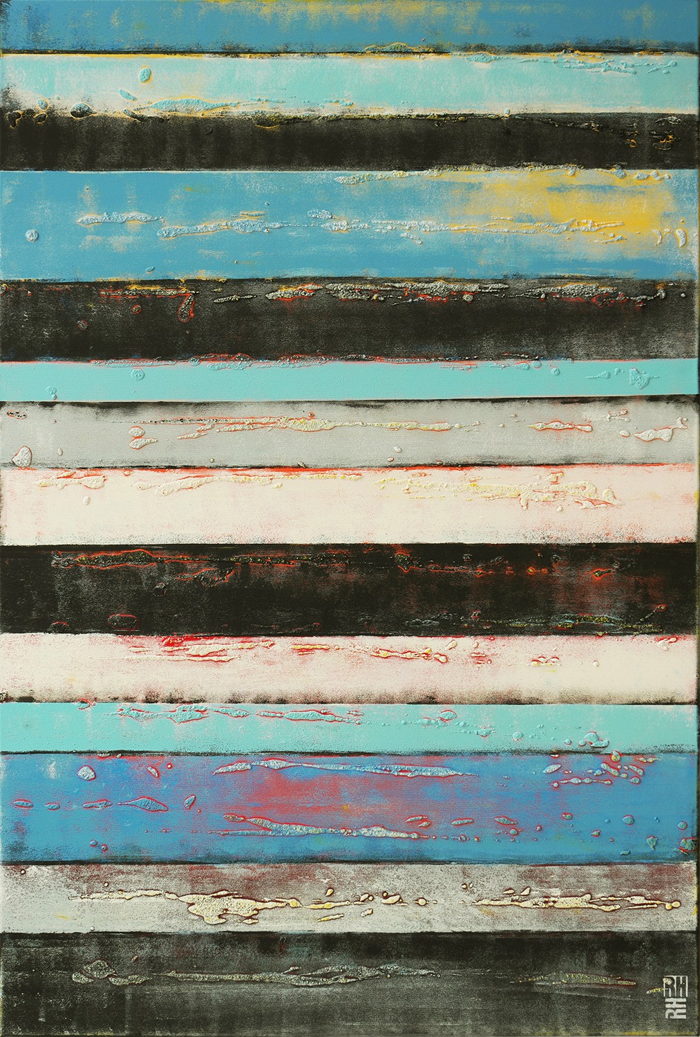 Ronald Hunter, Vertical Panels Black Line Ronald Hunter, Vertical Panels Black Line