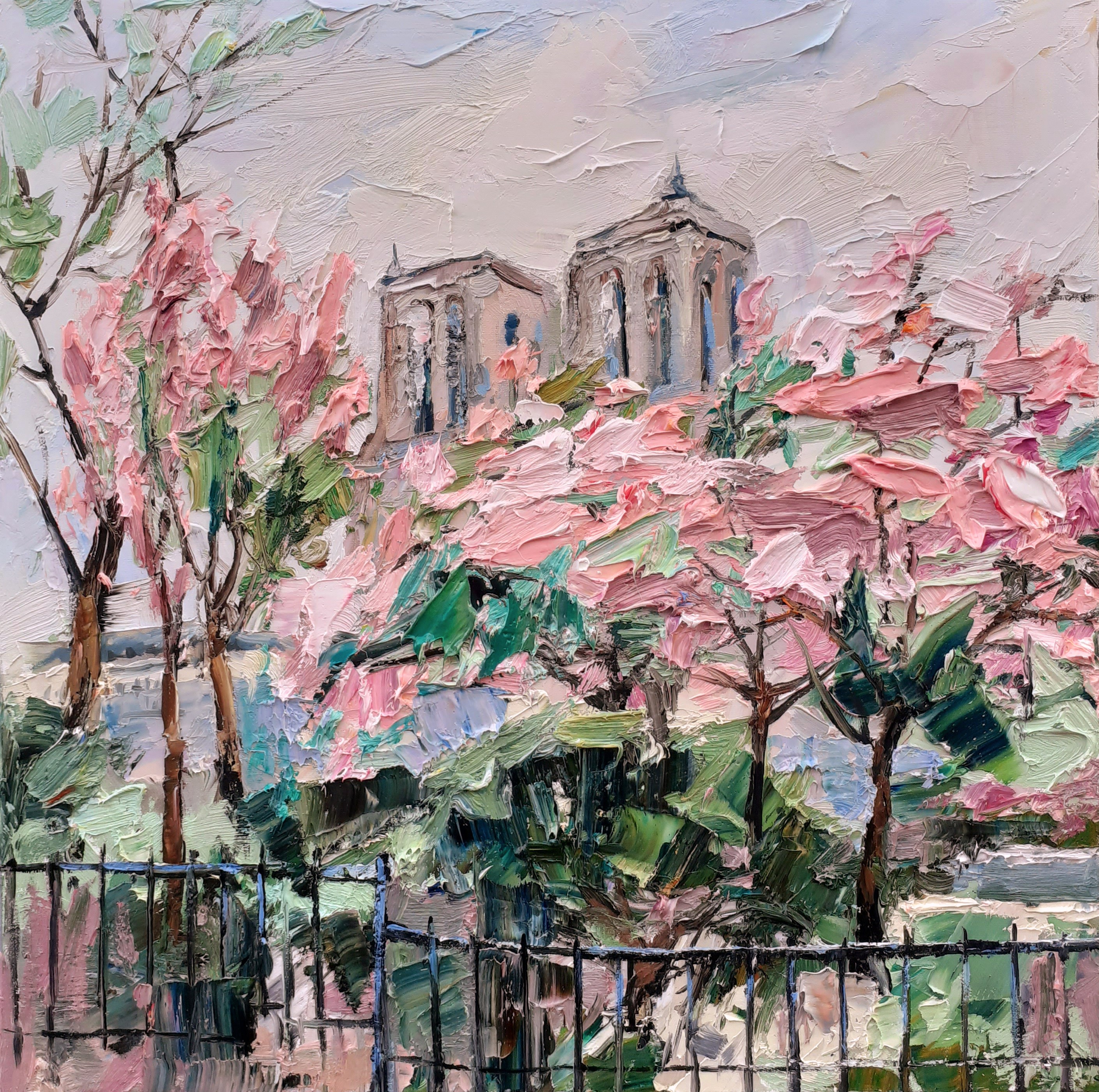 Olga Novokhatska, Jardin de Notre Dame (Paris) Olga Novokhatska, Jardin de Notre Dame (Paris)