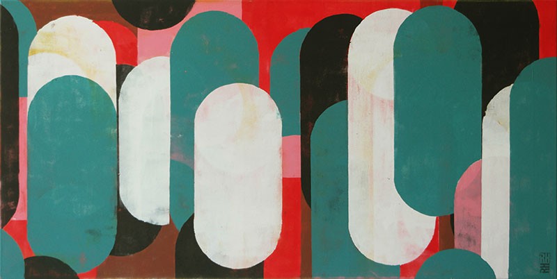 Ronald Hunter, Traffic Landscape Red Ronald Hunter, Traffic Landscape Red