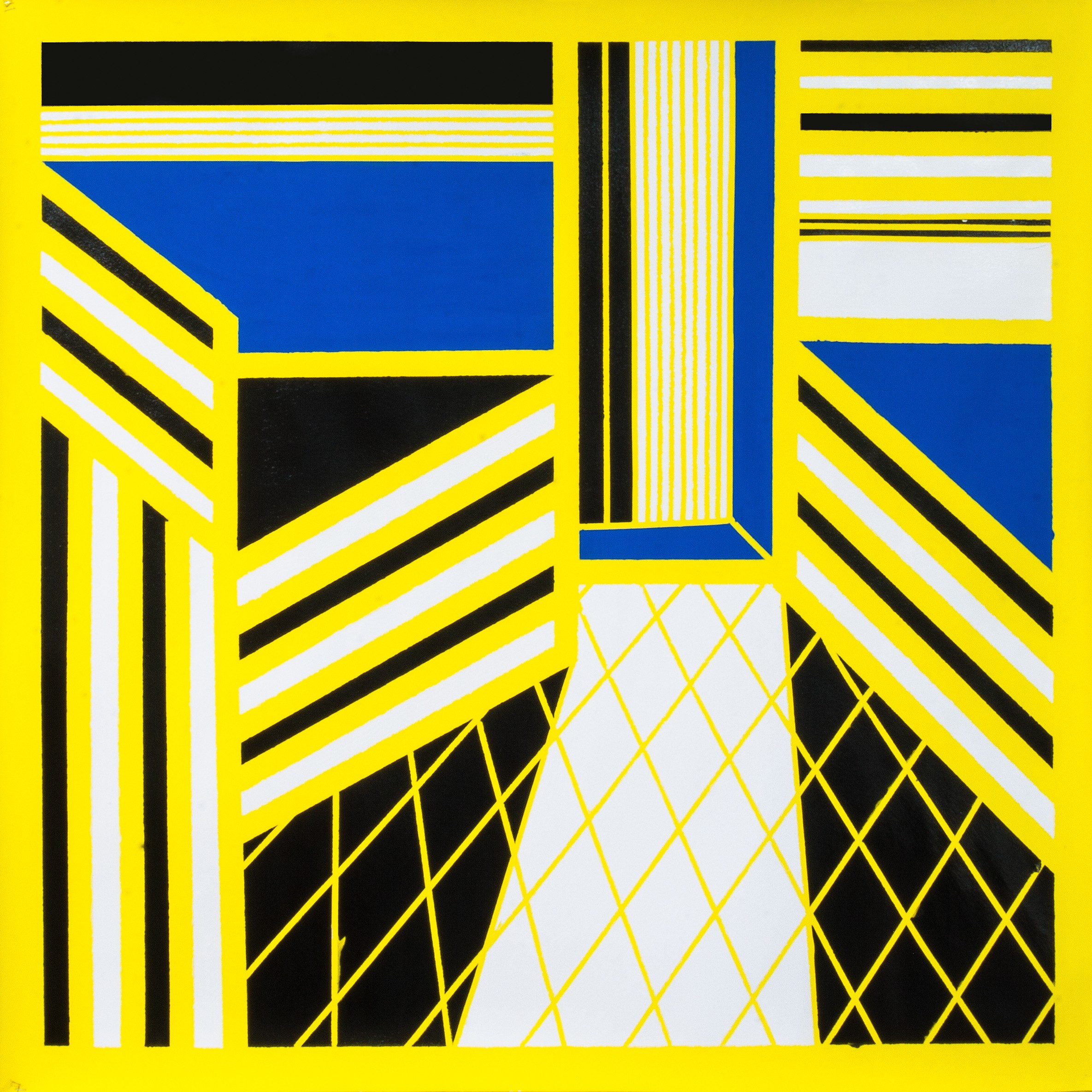 Baptiste Laurent, Porte bleue et jaune, Exit serie 2018-2019 Baptiste Laurent, Porte bleue et jaune, Exit serie 2018-2019