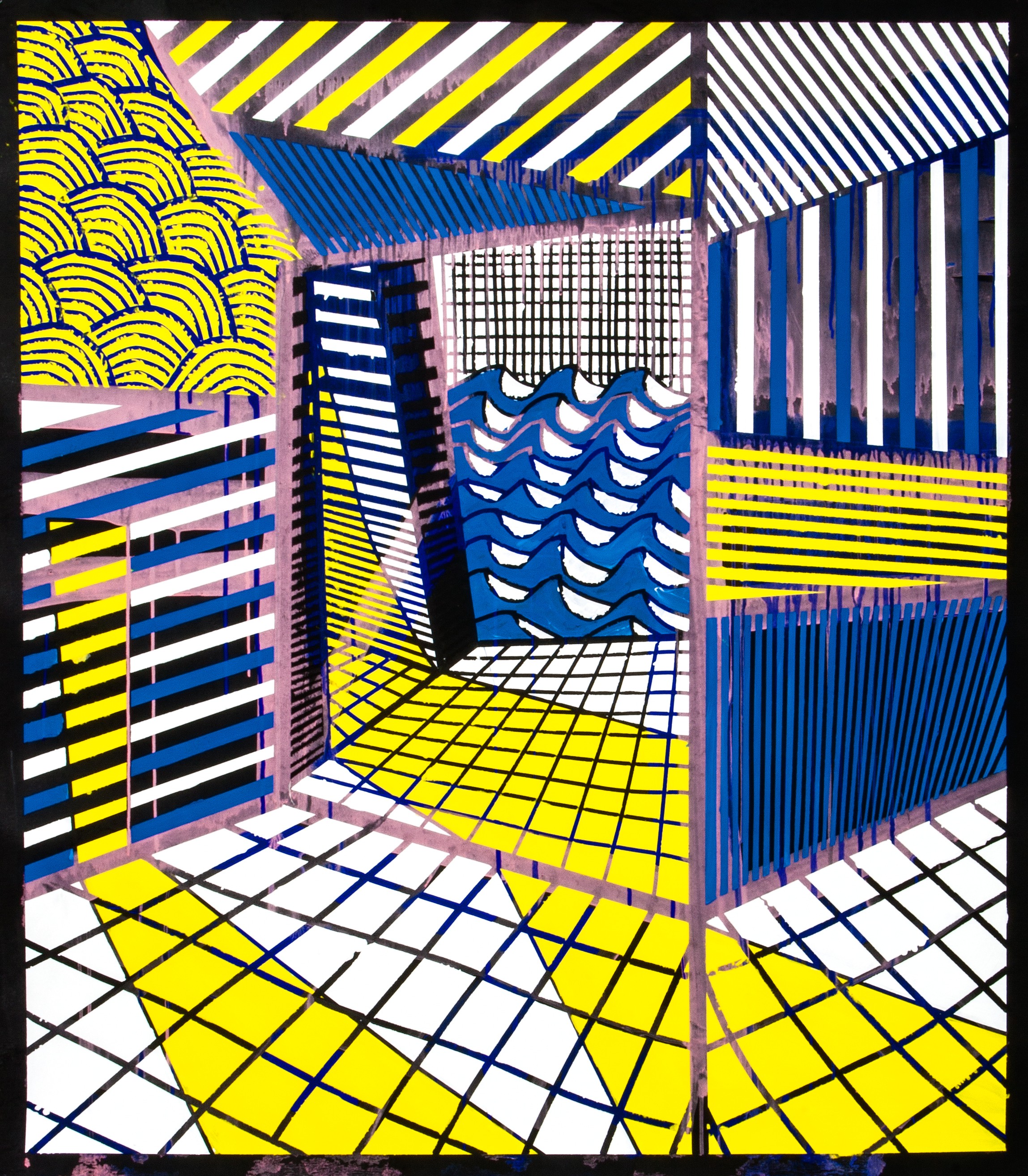 Baptiste Laurent, Porte bleue, Exit série, 2018 Baptiste Laurent, Porte bleue, Exit série, 2018