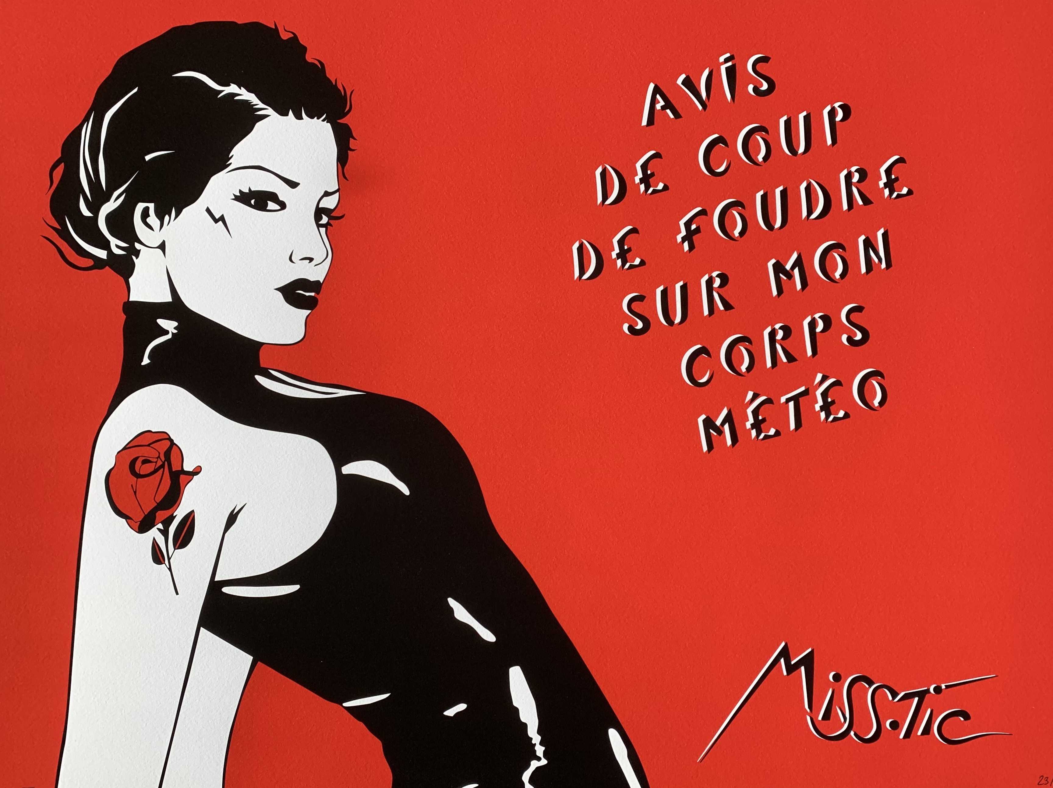 Miss.Tic, Avis de coup de foudre sur mon corps météo Miss.Tic, Avis de coup de foudre sur mon corps météo