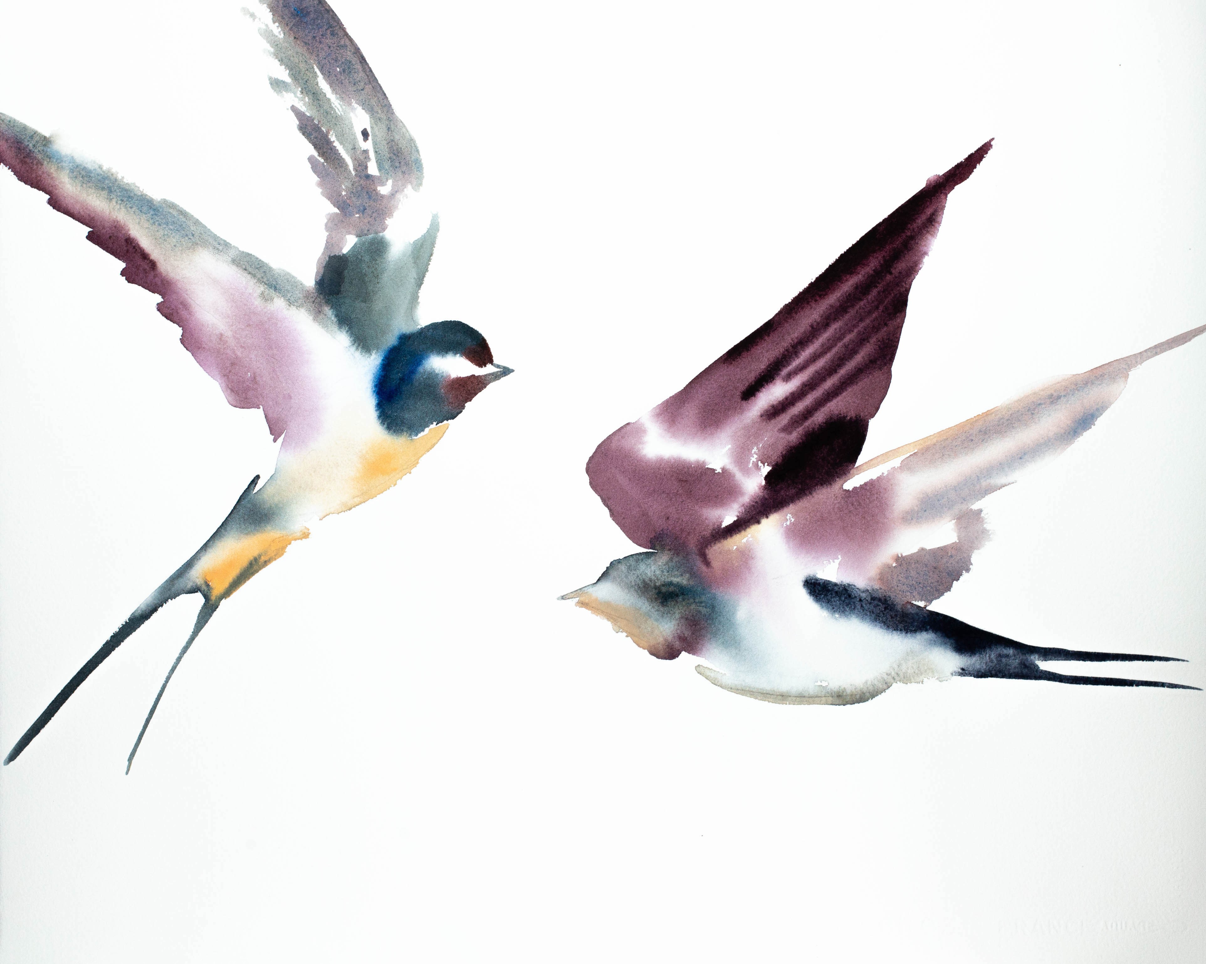 Elizabeth Becker, Swallows in Flight No. 6 Elizabeth Becker, Swallows in Flight No. 6