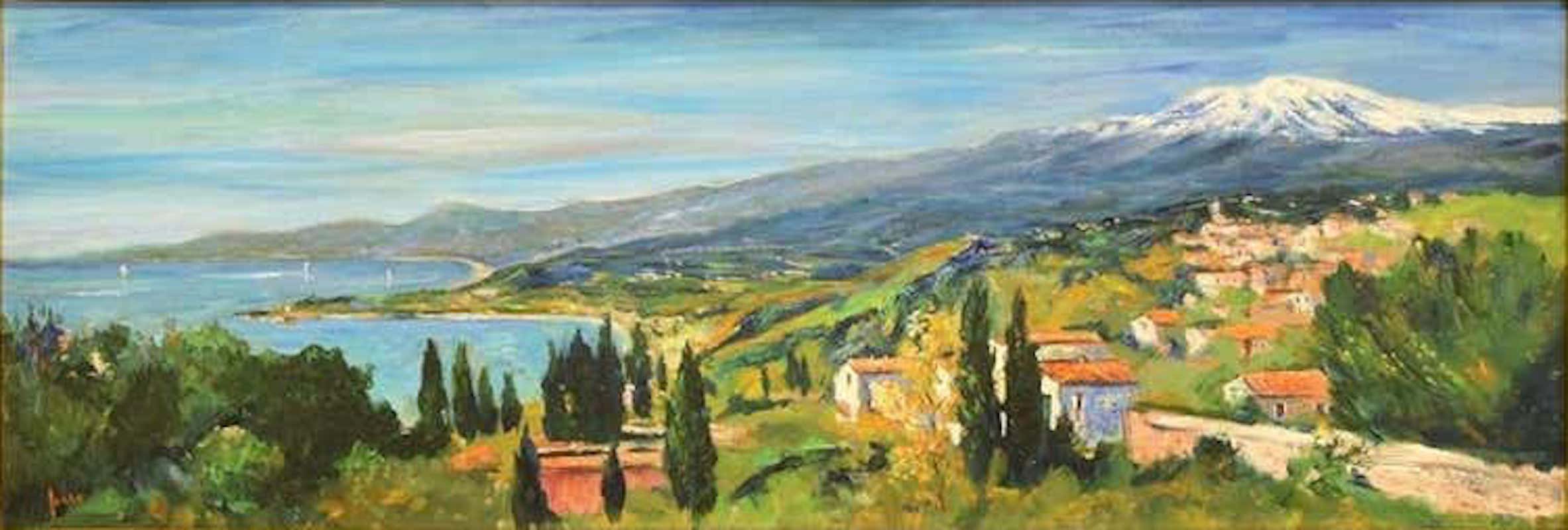 Luciano Sacco, View of Aetna Luciano Sacco, View of Aetna