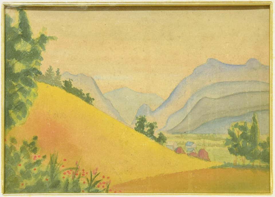 Marius Carion, Mountainous Landscape Marius Carion, Mountainous Landscape