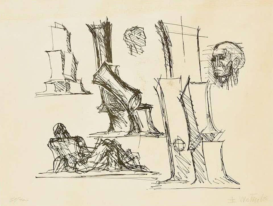 Fritz Wotruba, Untitled Fritz Wotruba, Untitled