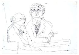Dessin, A Couple, Jeanne Daour