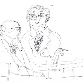 Dessin, A Couple, Jeanne Daour