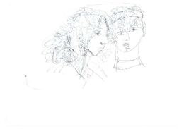 Dessin, Two Portraits, Jeanne Daour
