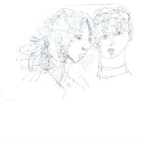 Dessin, Two Portraits, Jeanne Daour