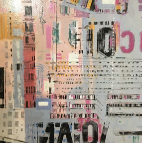 Gemälde, Tall City 4, Brian Elwell
