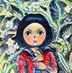 Painting, Fantasy Jejuisland - Island Girl Story Chun-Ja Healing Garden, Shin Seung-Hun