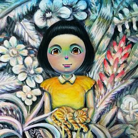 Gemälde, Fantasy Jejuisland - Island Girl Story Chun-Ja Healing Garden, Shin Seung-Hun