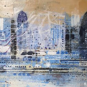 Gemälde, Blue Thames, Brian Elwell