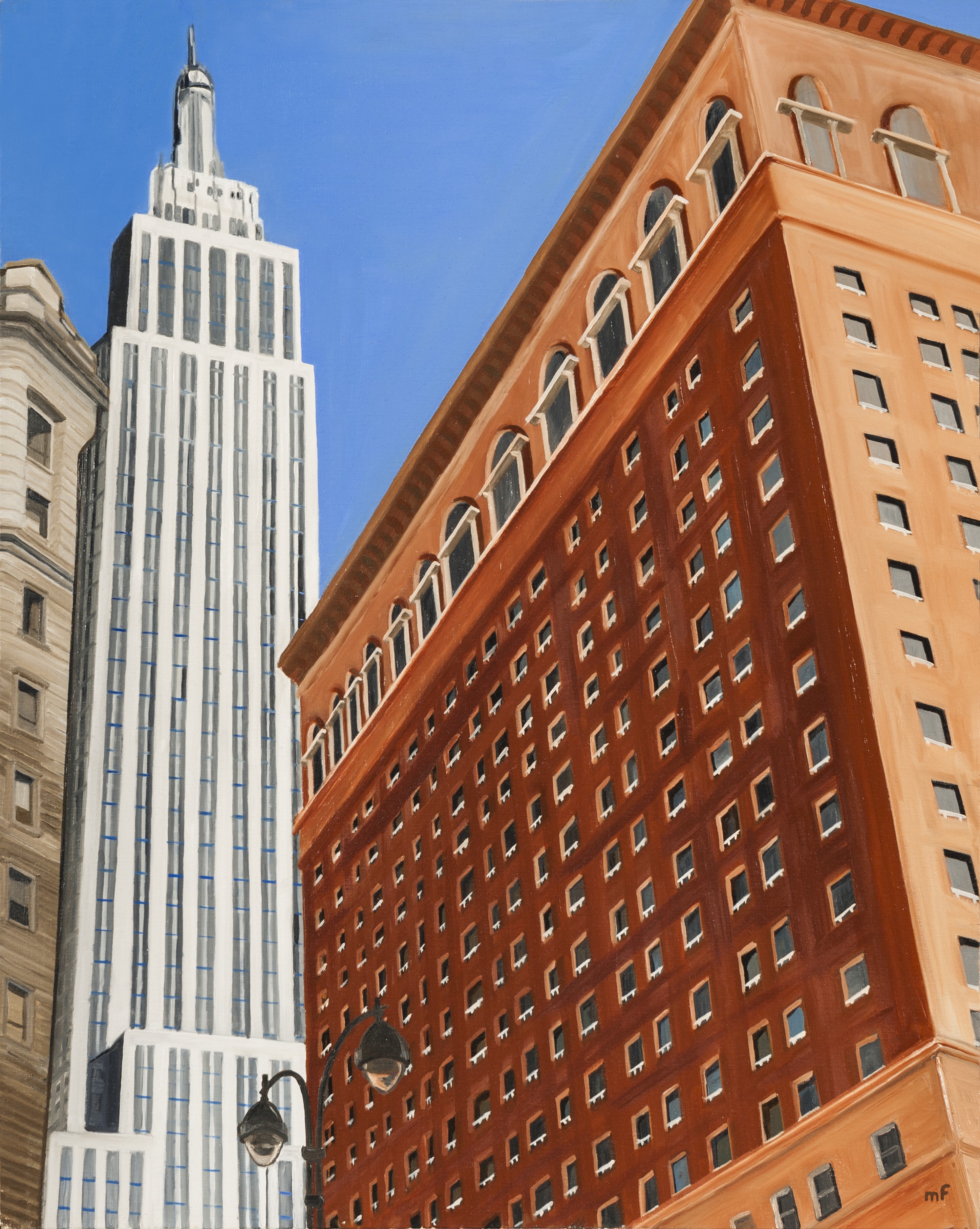 Marie France Garrigues, L'Empire State Building (Vue 2) Marie France Garrigues, L'Empire State Building (Vue 2)