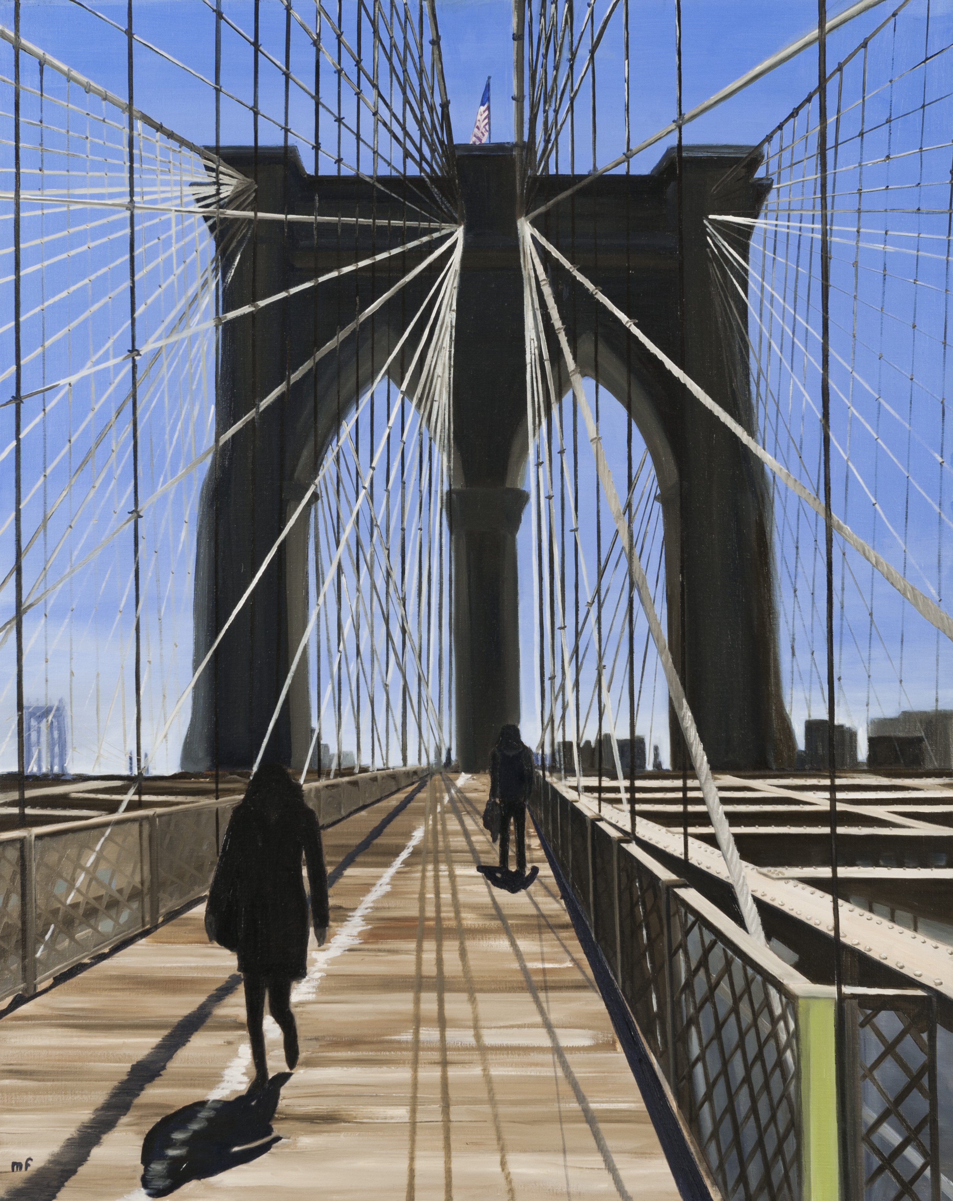 Marie France Garrigues, Le Brooklyn Brigde Marie France Garrigues, Le Brooklyn Brigde