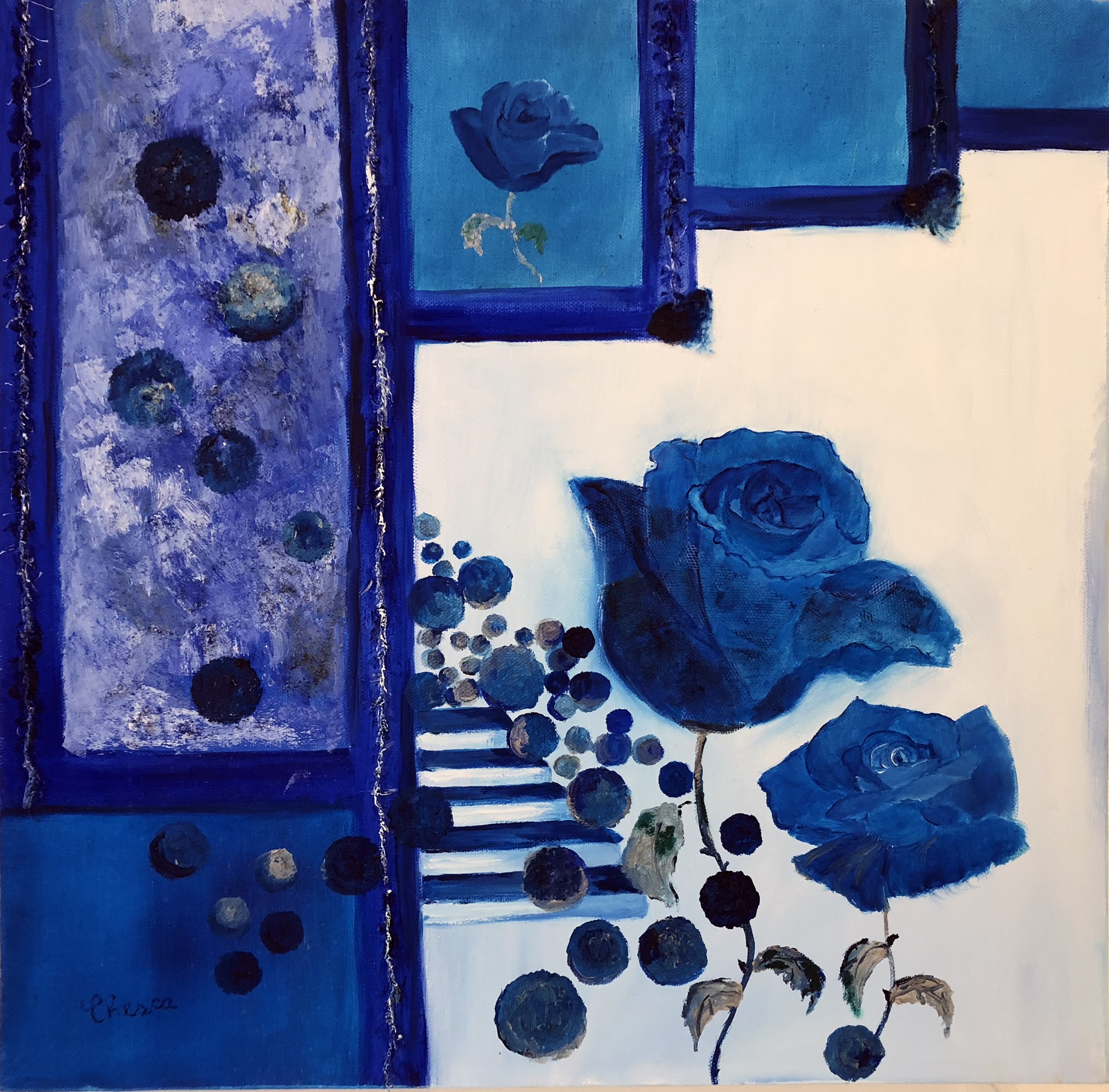 Chesca, Roses bleues Chesca, Roses bleues