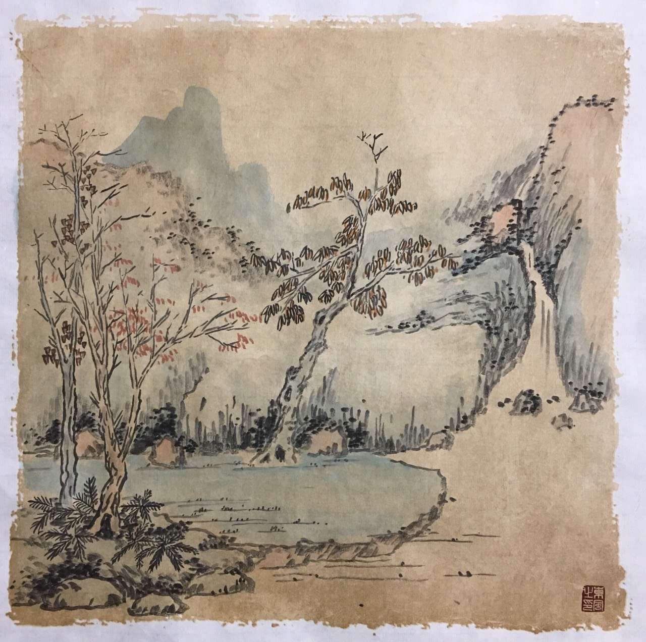 Li Dongfeng, Landscape sketch 29 Li Dongfeng, Landscape sketch 29