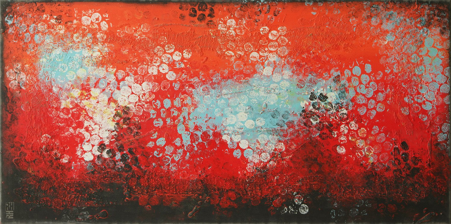 Ronald Hunter, Boiling bubbles red Ronald Hunter, Boiling bubbles red