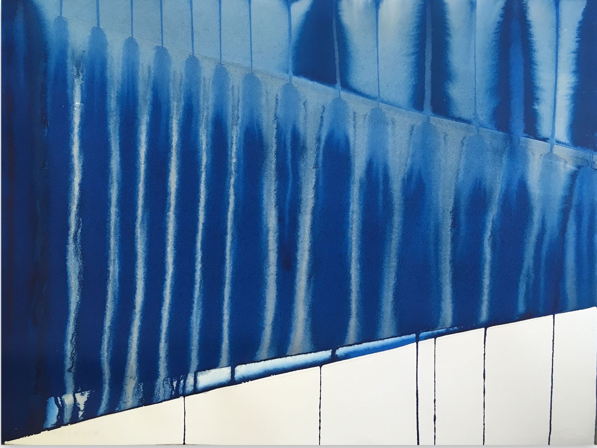 Martin Reyna, Perspective en bleu Martin Reyna, Perspective en bleu