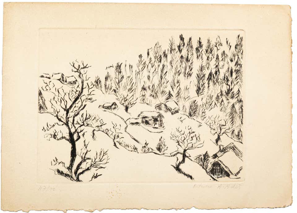 Edmone A. Ades, Landscape Edmone A. Ades, Landscape
