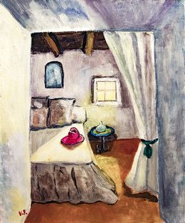 Painting, La chambre grecque, Véronique Françaix