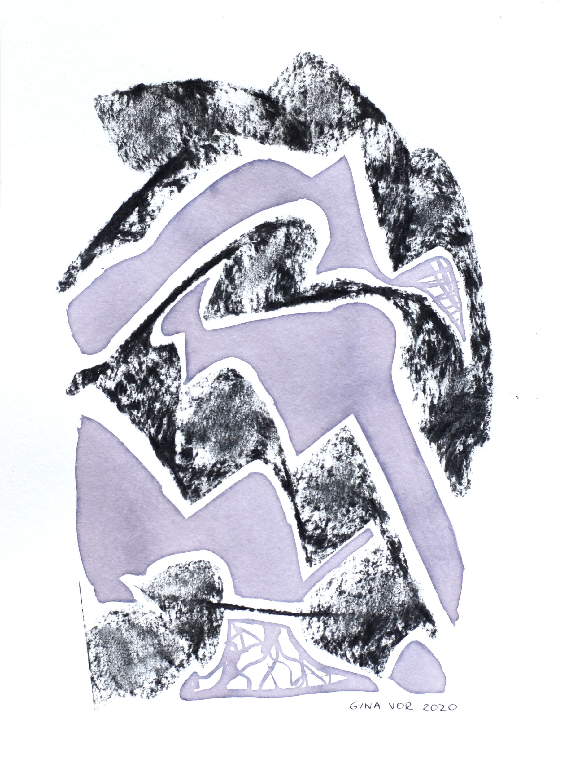 Gina Vor, Portugal 6, Abstrait Minimaliste Gina Vor, Portugal 6, Abstrait Minimaliste