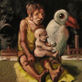 Peinture, La mouette, Jörg Hermle