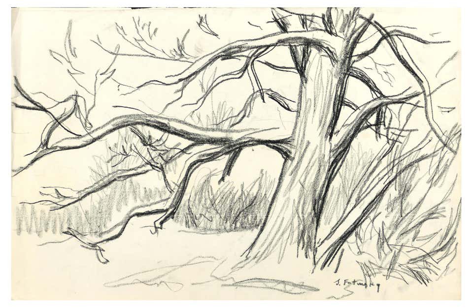 Serge Fontinsky, Winter Tree Serge Fontinsky, Winter Tree