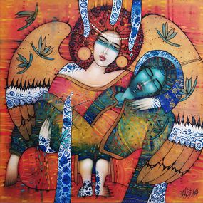 Pintura, Adieu mon Icare / Pietà aux azuléjos, Albena Vatcheva